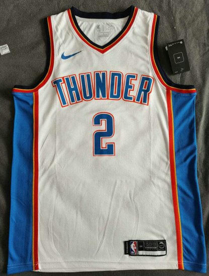 NBA 2 Gilgeous-Alexander OKC Thunder Maillot blanc